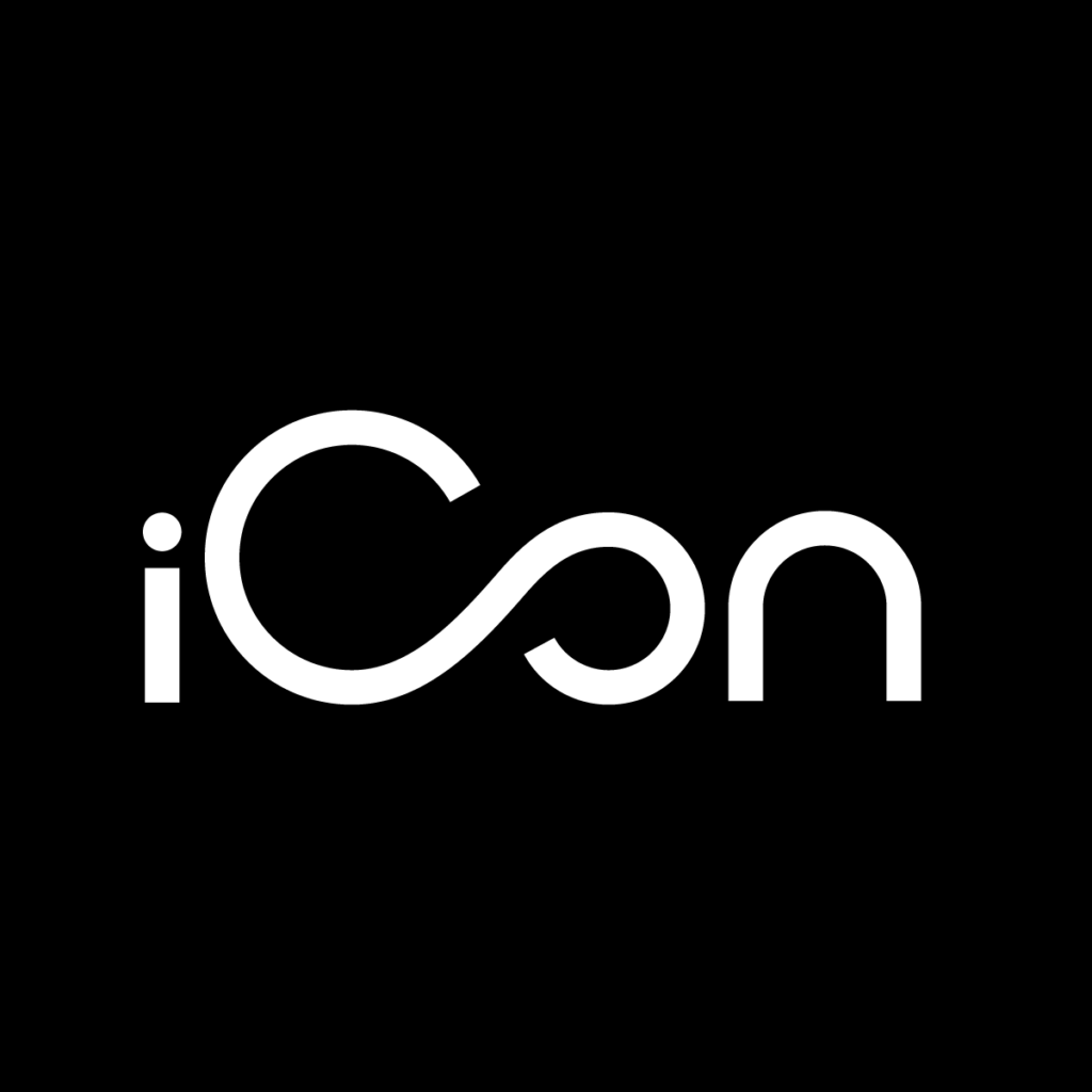 Logo iCon negro Relleno 3